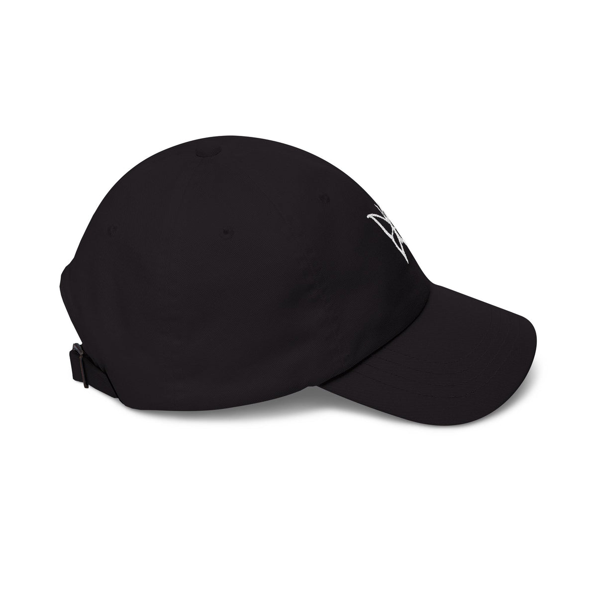 butterfly dad hat, side