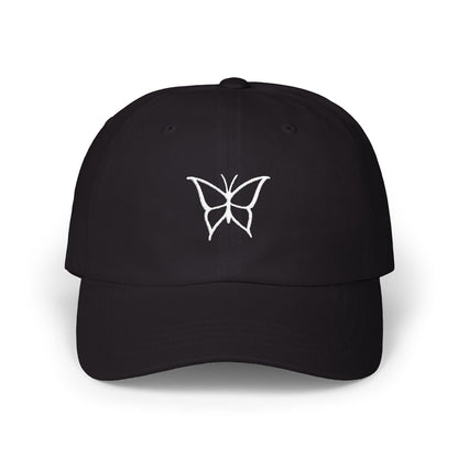 butterfly dad hat, front