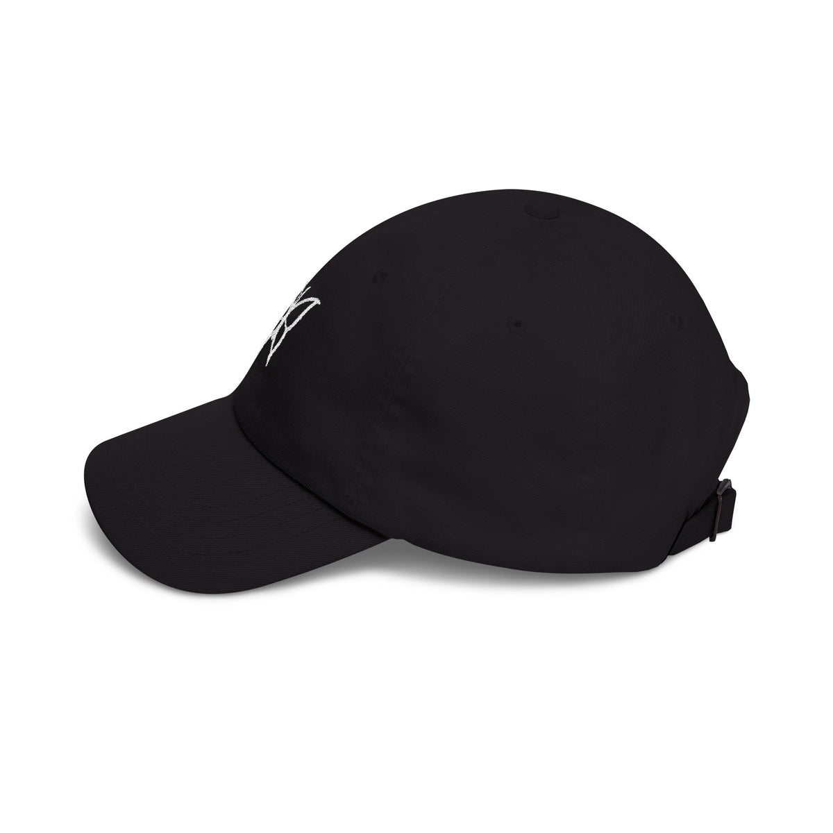 butterfly dad hat, side