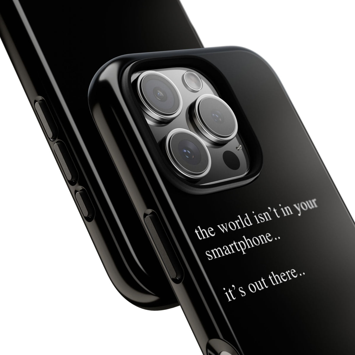 'not in your smartphone' iphone case