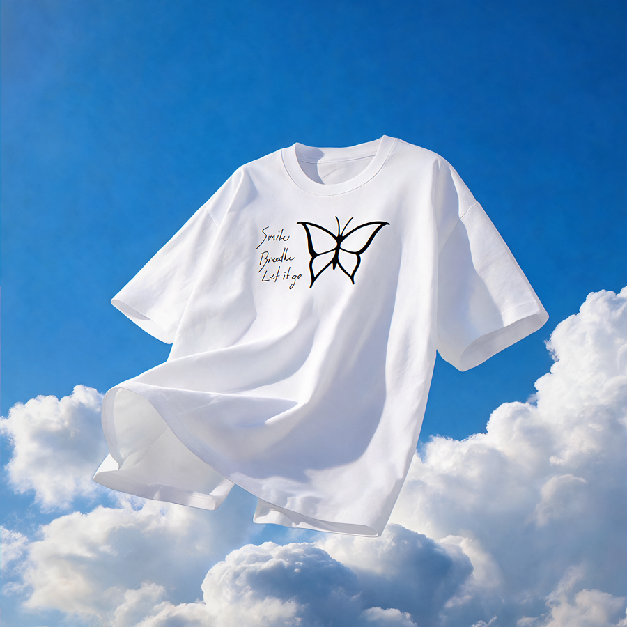 WN|color|White|Smile tee — clouds hero