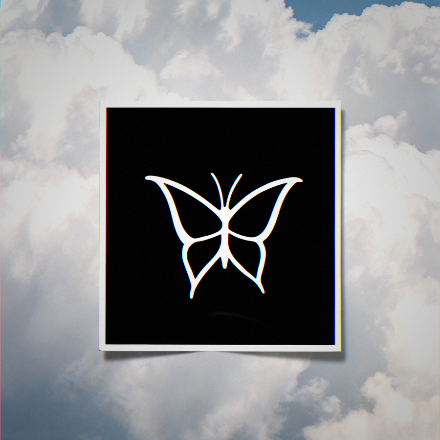 Wonderneath butterfly stickers
